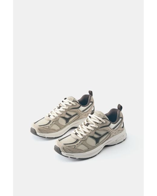 Pull&Bear White Multi-Piece Trainers for men
