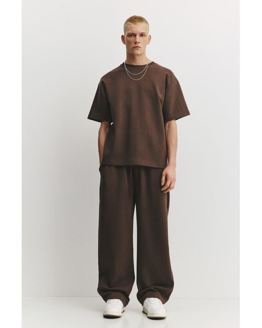 Pull&Bear Multicolor Balloon Interlock Tracksuit Trousers for men