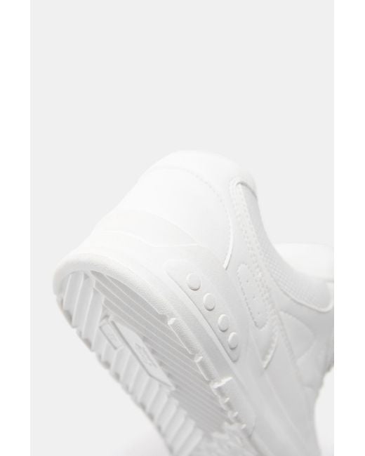 Pull&Bear White Embellished Stwd Skate Trainers for men