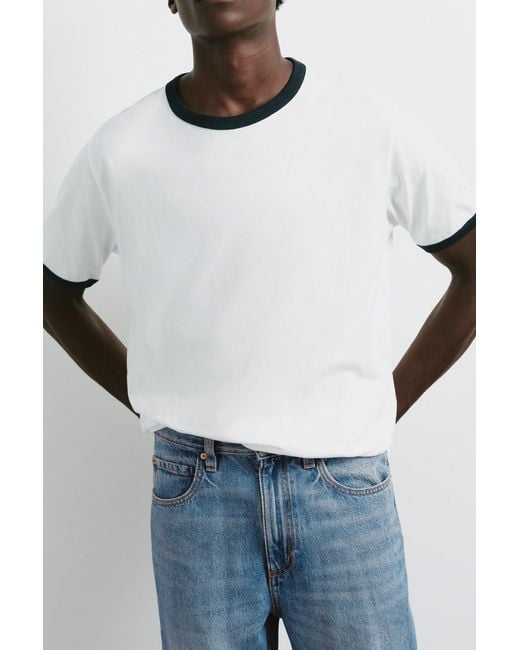 Pull&Bear Blue Baggy Jeans for men
