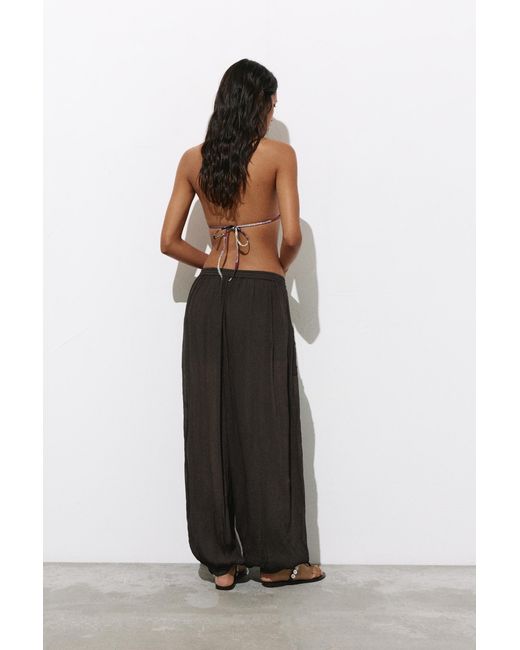 Pull&Bear Black Pumphose Mit Perlen