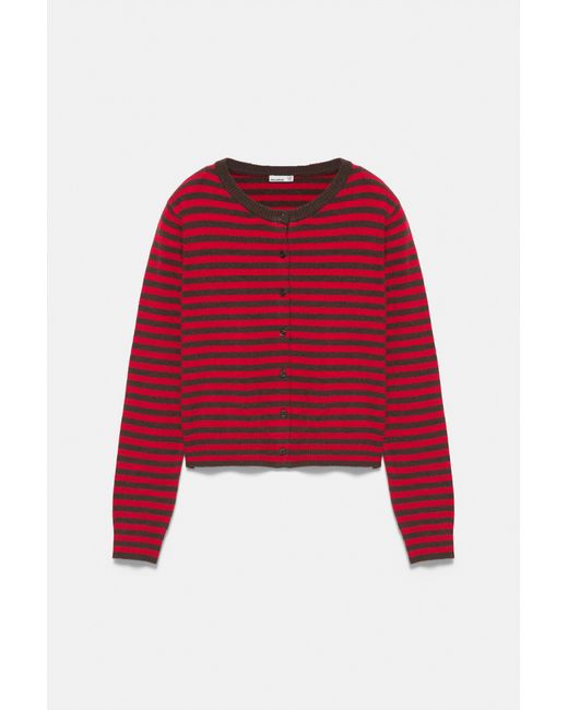 Pull&Bear Basic Vest in het Red