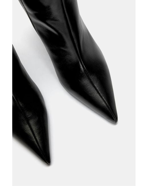 Pull&Bear Black Absatzstiefel
