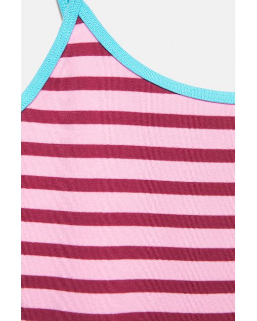 Pull&Bear Red Thin Strap Top