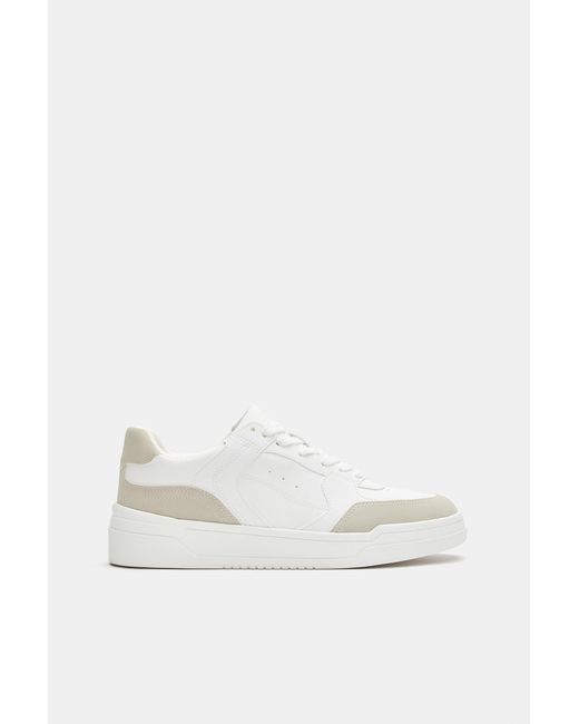 Pull&Bear Black Stwd Multi-Piece Trainers for men