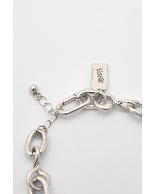 Pull&Bear Pack 2 Kettenarmbänder in White für Herren