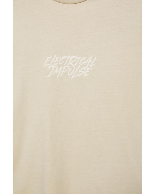 Pull&Bear Stwd Electrical Impulse T-Shirt in het Multicolor voor heren