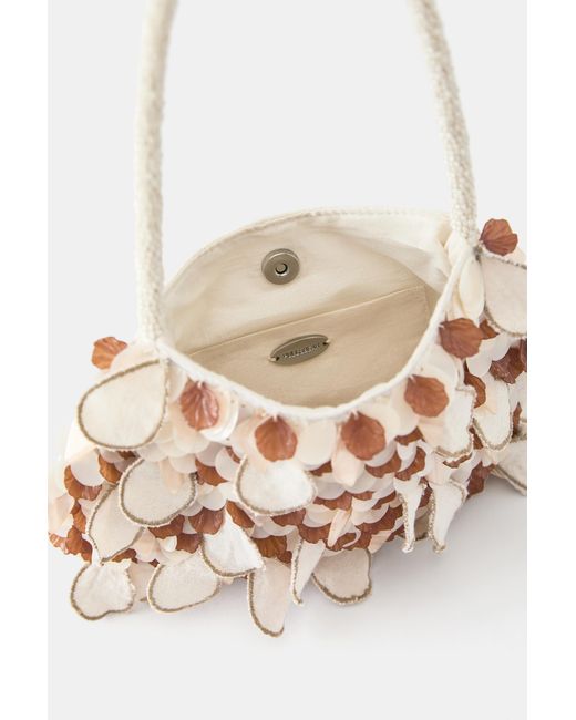 Borsa A Spalla Con Perline di Pull&Bear in Red