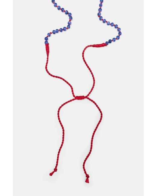 Pull&Bear White Seashell Bead Necklace