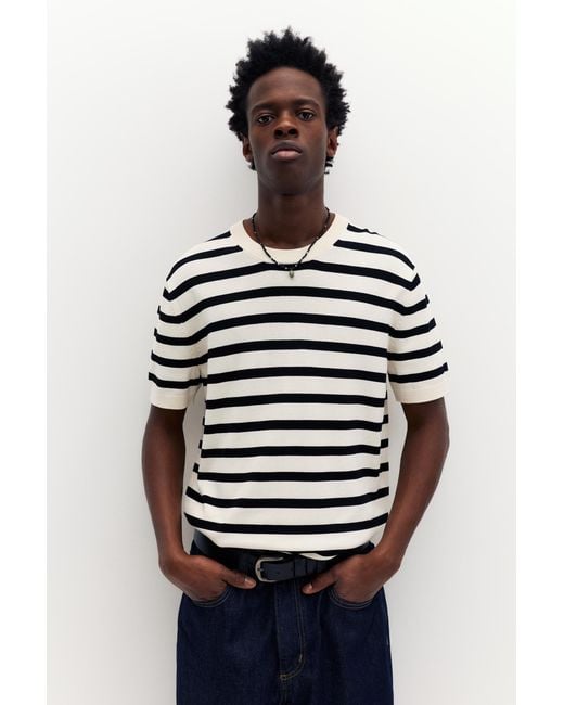 Pull&Bear Multicolor Short Sleeve Jumper for men