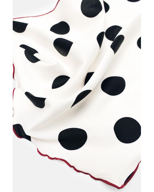 Pull&Bear Multicolor Polka Dot Scarf