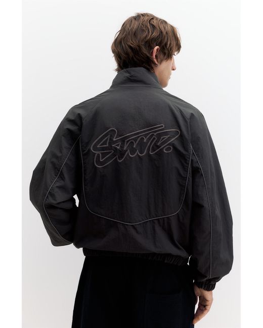 Pull&Bear Gray Stwd Sports Jacket for men
