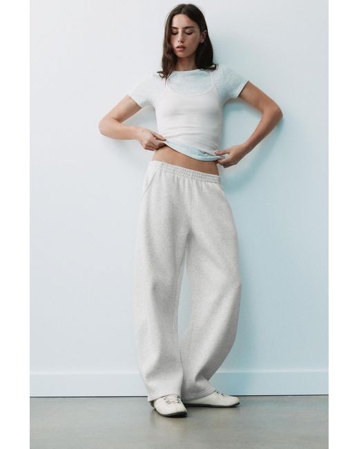 Pull&Bear Barrel Joggingbroek in het Gray