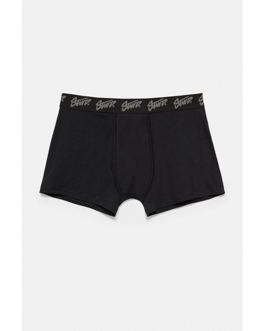 Pull&Bear Black Pack Of 3 Stwd Boxers for men
