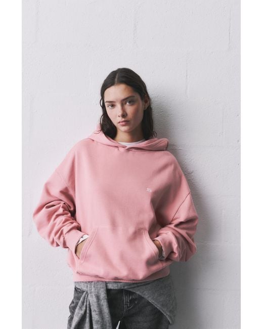 Pull&Bear Pink Pacific Republic Hoodie