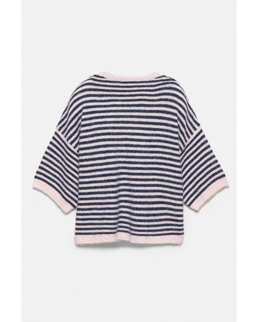 Pull&Bear Black Boxy Short Sleeve Jumper