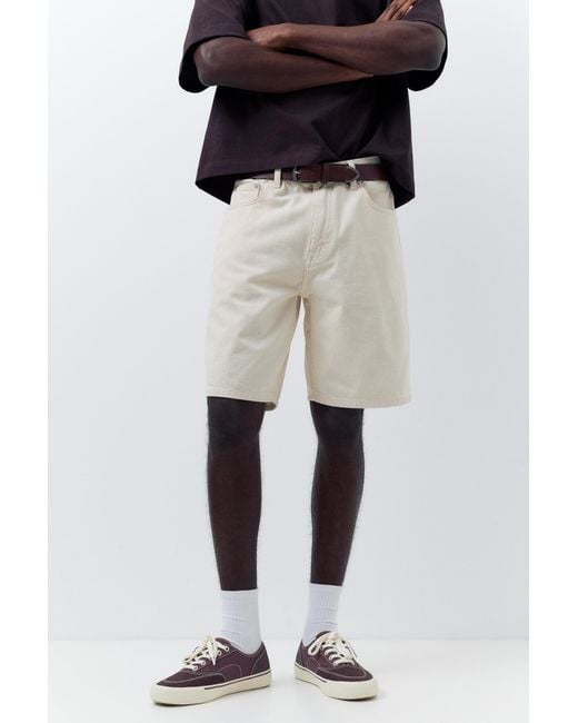 Pull&Bear Blue Standard Denim Bermuda Shorts for men