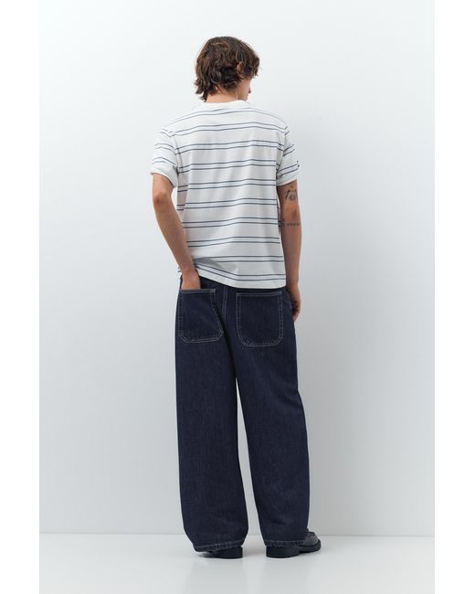 Pull&Bear White Skater Jeans for men
