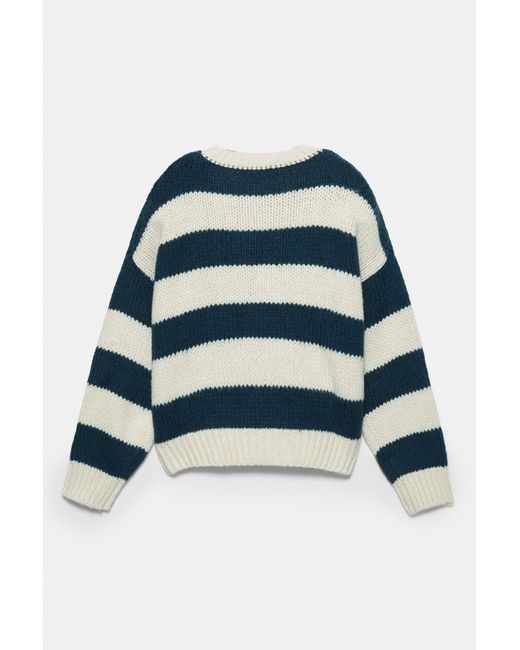 Pullover A Righe di Pull&Bear in Blue