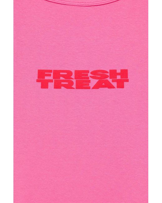 Top Imprimé Pull&Bear en coloris Pink