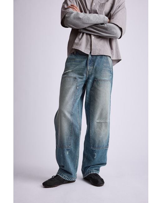 Jean Baggy Pull&Bear pour homme en coloris Black