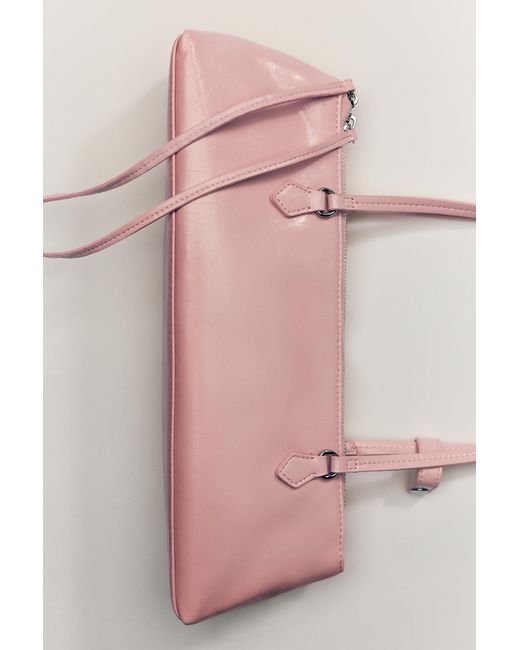 Pull&Bear Pink Long Handle Shoulder Bag