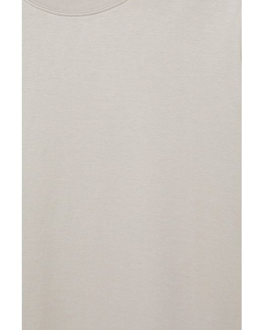 Pull&Bear Boxy Interlock T-Shirt in het Gray voor heren
