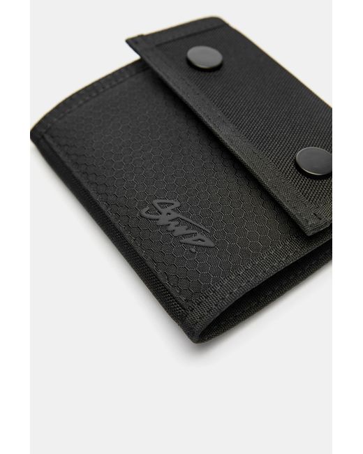 Pull&Bear Black Stwd Wallet for men