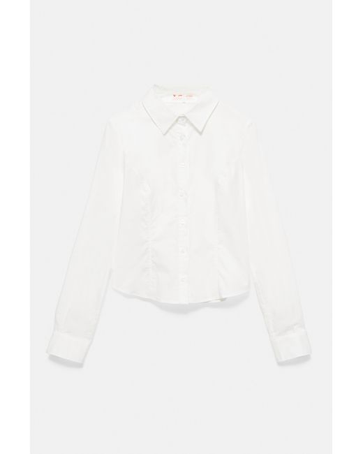 Pull&Bear White Disney X F1 Darted Shirt