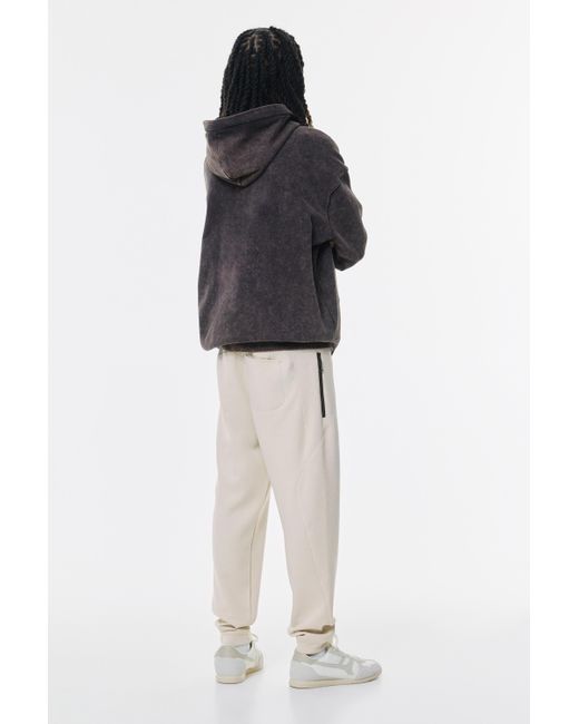 Pull&Bear Interlock-Trainingshose in Black für Herren