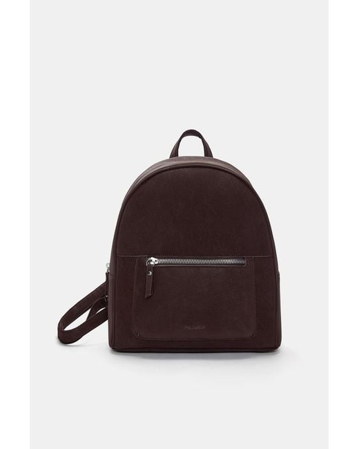 Pull&Bear Red Mini-Rucksack Mit Textur