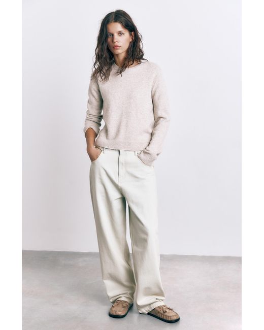 Pull&Bear Natural Soft Regular-Fit-Pullover