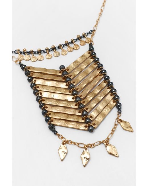 Pull&Bear White Beaded Necklace