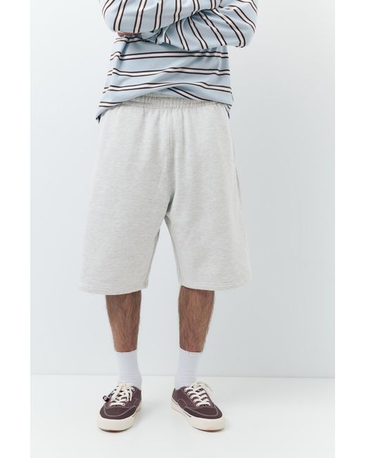 Pull&Bear Skater Joggingbermuda Met Wijde Pijpen in het Blue voor heren