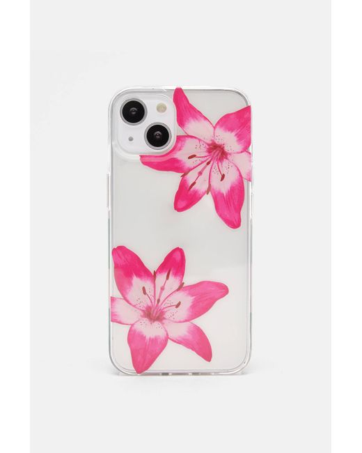 Pull&Bear Pink Floral Iphone Case