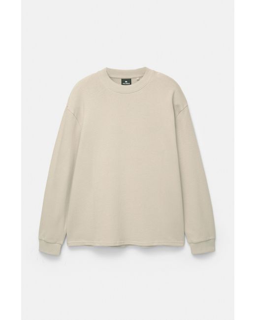 Pull&Bear Langarmshirt Mit Struktur in Natural für Herren