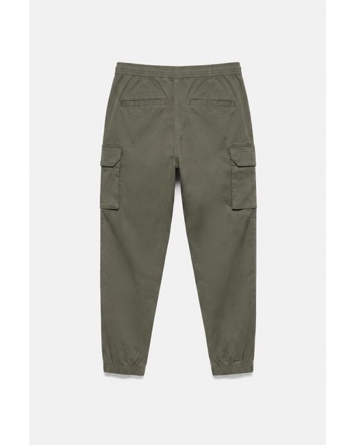 Pull&Bear Cargo Joggingbroek in het Black voor heren