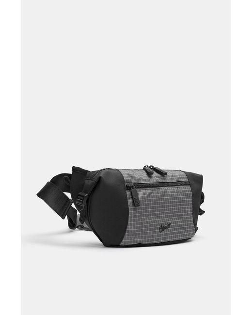 Pull&Bear Black Stwd Technical Belt Bag for men