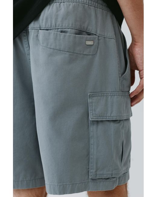 Pull&Bear Gray Cargo Bermuda Shorts for men
