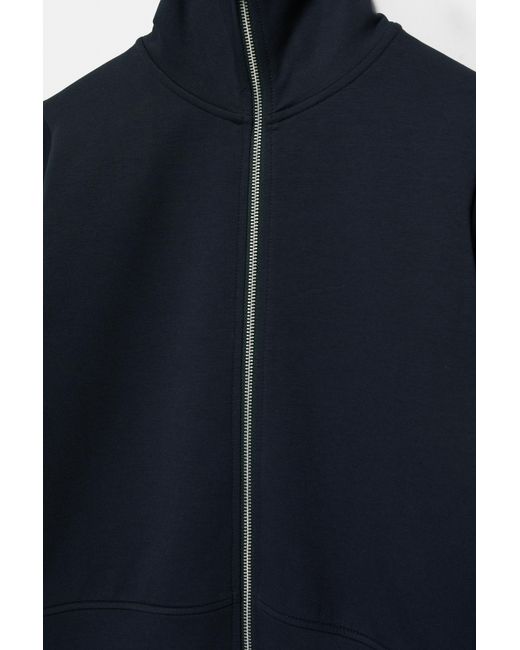 Giacca Con Cerniera di Pull&Bear in Blue