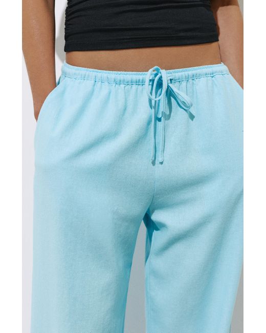 Pantaloni Fluidi di Pull&Bear in Blue