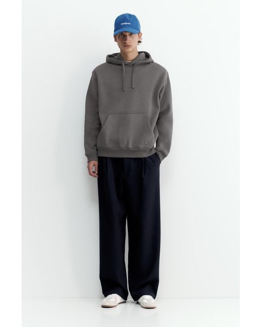 Sweat Basique À Capuche Pull&Bear pour homme en coloris Gray