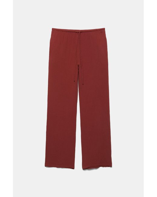 Pantalon Fluide En Bambula Pull&Bear en coloris Multicolor