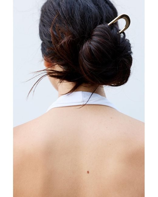 Pull&Bear White Pack Of Metal Hair Slides