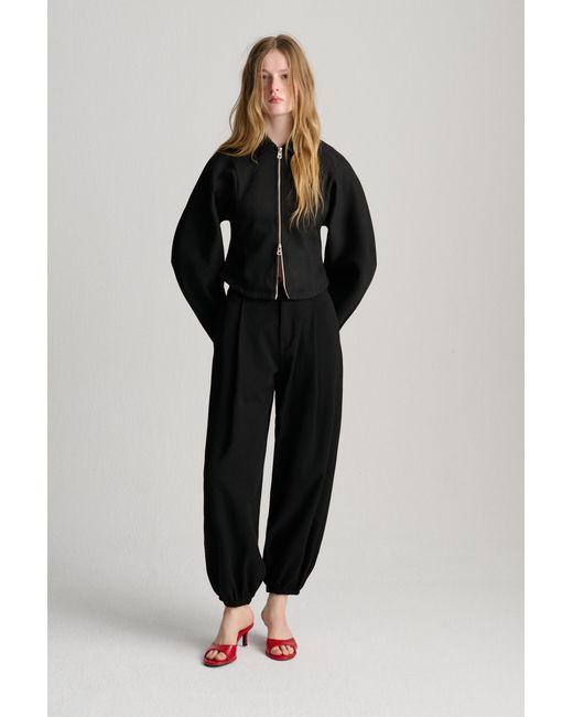 Pull&Bear Black Tailored Fit Jacket With Heart Detail