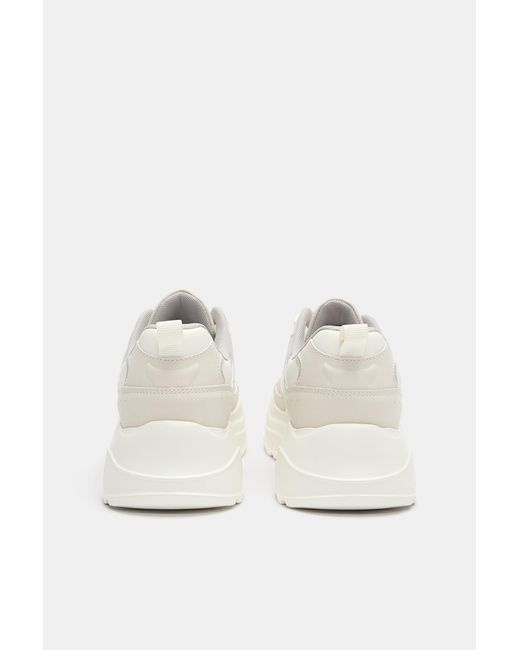 Pull&Bear Black Chunky Trainers