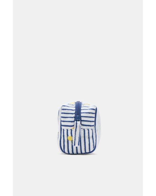 Beauty Case A Righe di Pull&Bear in Blue