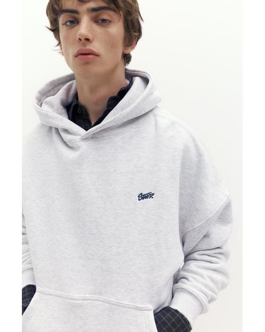 Pull&Bear Stwd Hoodie in het White voor heren