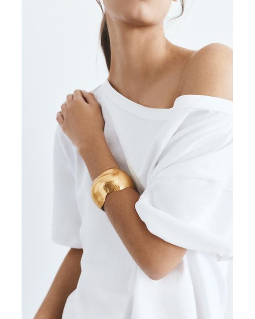 Pull&Bear Metallic Armreif Mit Textur