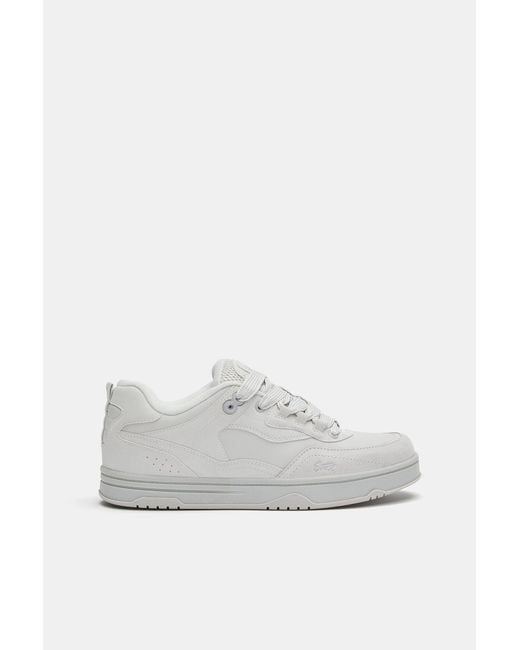 Pull&Bear White Stwd Multi-Piece Skate Trainers for men